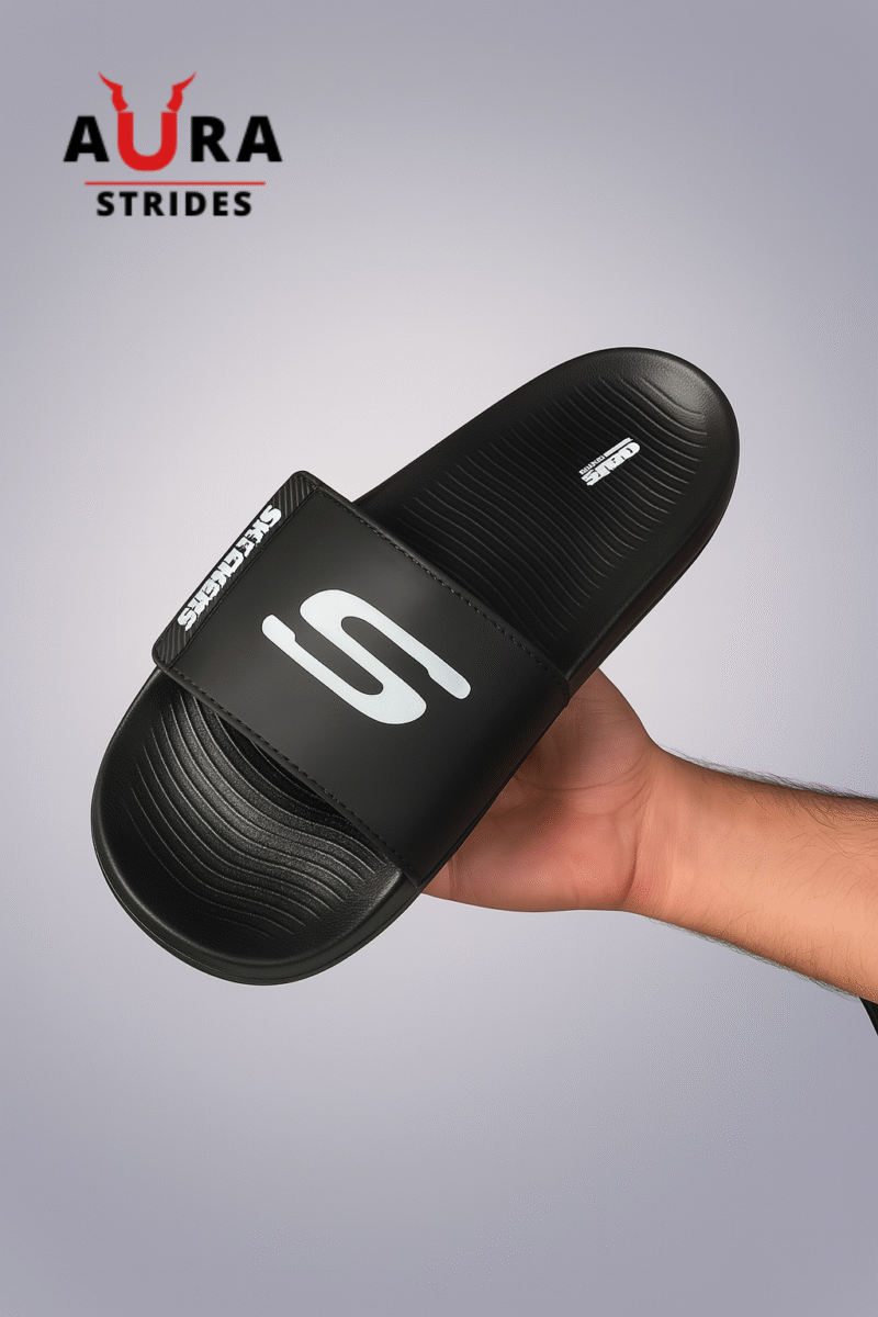 SKECHERS Hyper Burst Slides for Men | Lightweight, Ultra Comfort Slippers | Premium Soft Slip-Ons for Daily Wear - Image 3