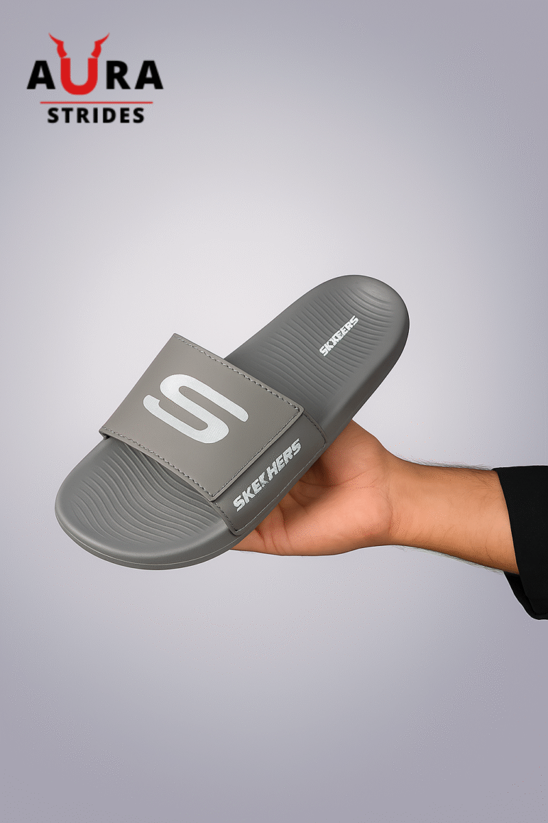 SKECHERS Hyper Burst Slides for Men | Lightweight, Ultra Comfort Slippers | Premium Soft Slip-Ons for Daily Wear - Image 2